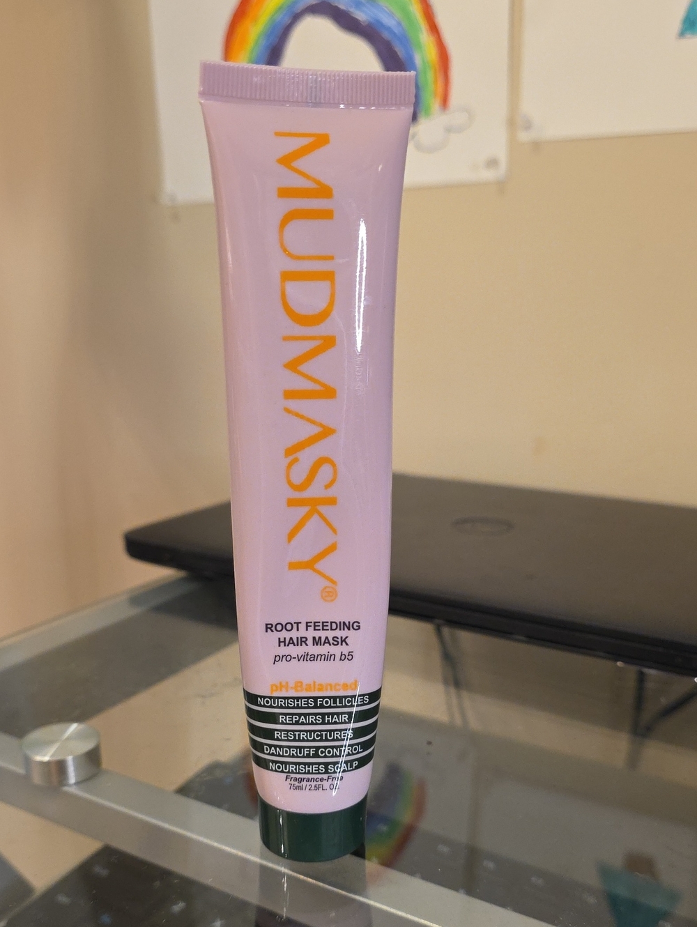 MUDMASKY Root Feeding Hair Mask — Pink Nourishing Treatment